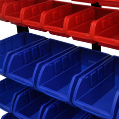vidaXL Blue & Red Garage Tool Organiser