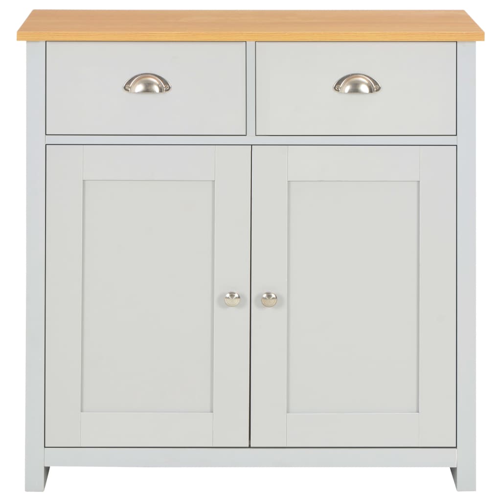 vidaXL Sideboard Grey 79x35x81 cm