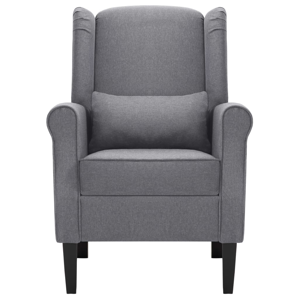 vidaXL Armchair Dark Grey Fabric