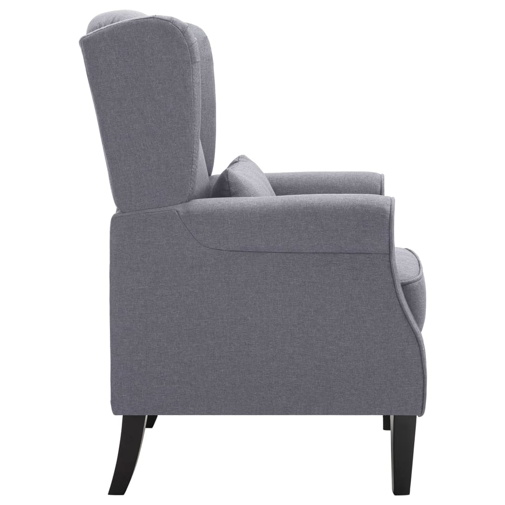 vidaXL Armchair Dark Grey Fabric