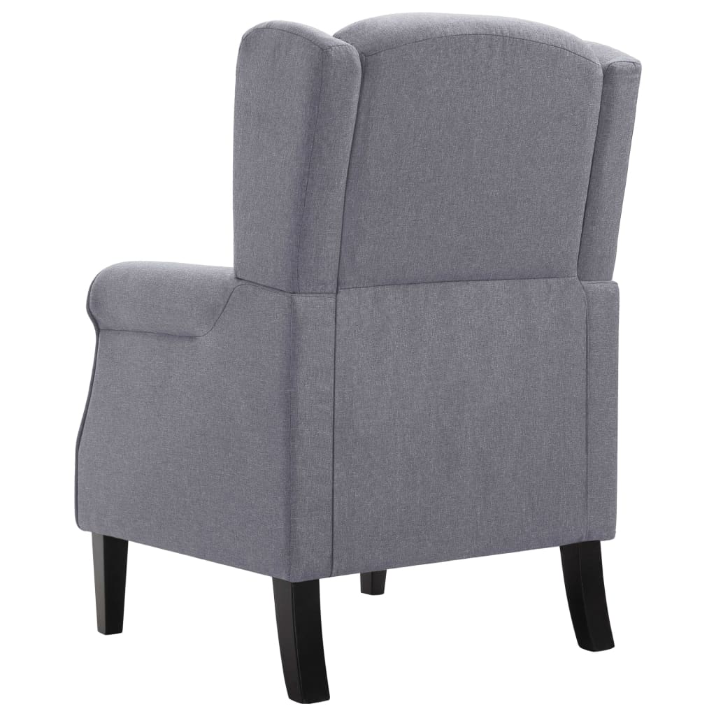 vidaXL Armchair Dark Grey Fabric