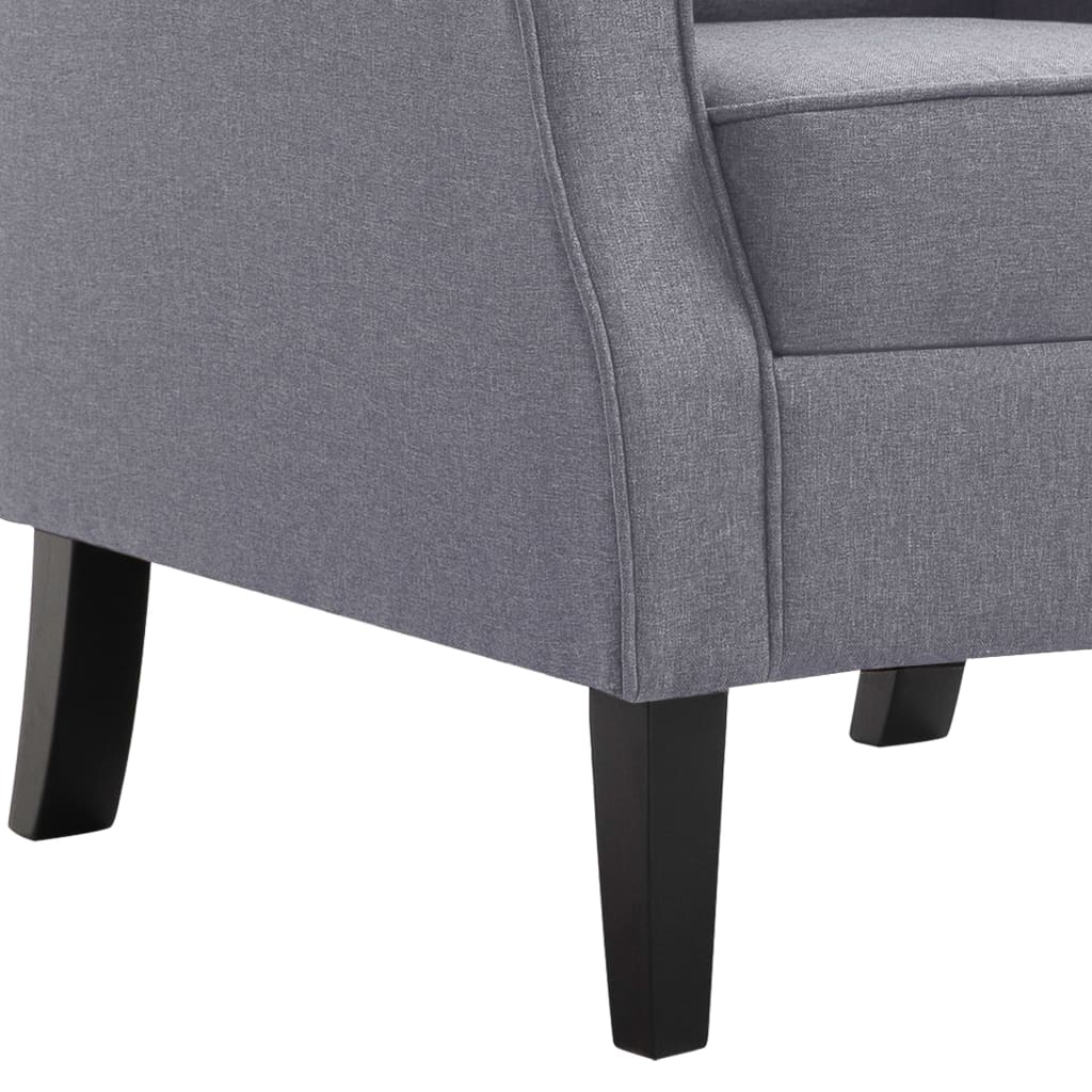 vidaXL Armchair Dark Grey Fabric