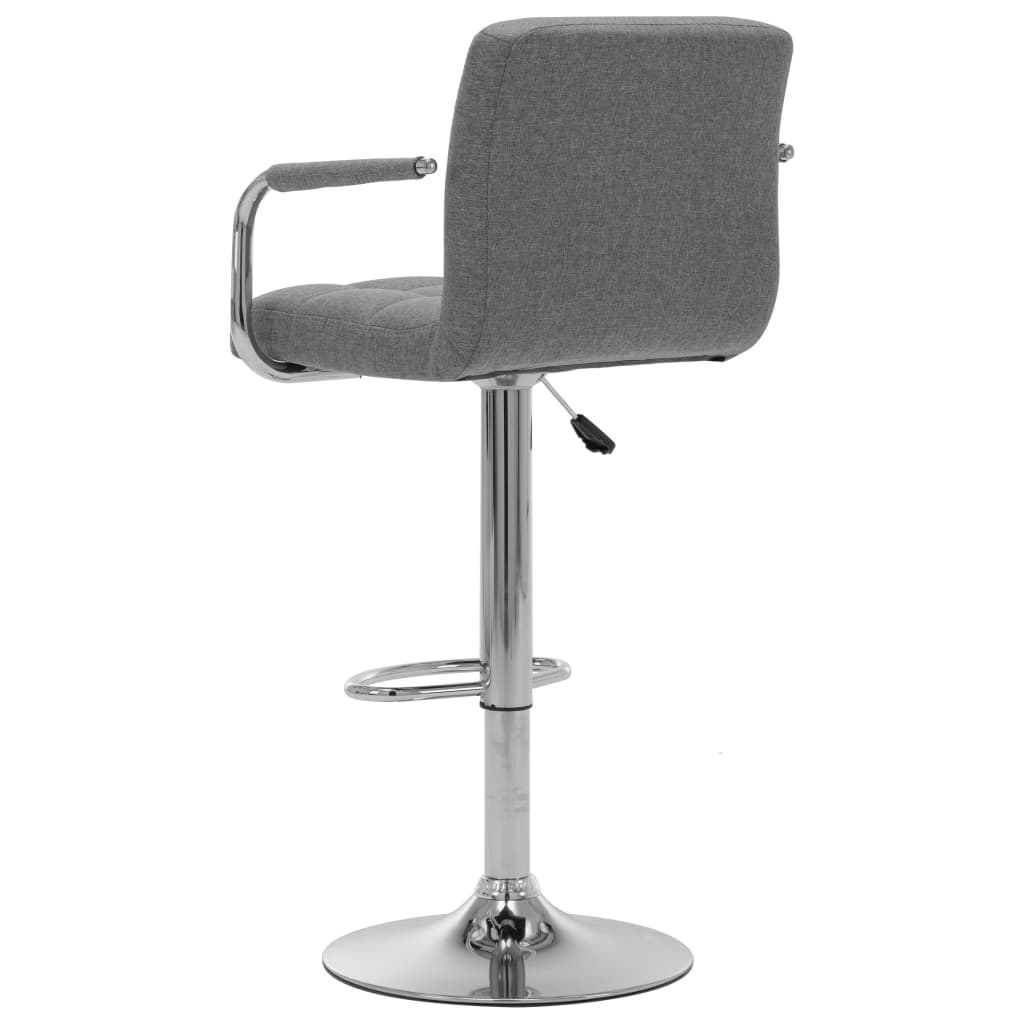 vidaXL Bar Stool Black Fabric