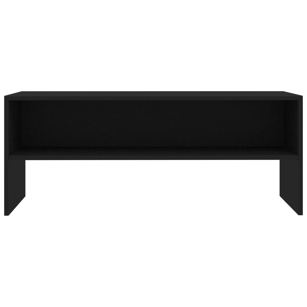 vidaXL TV Cabinet Black 80x40x40 cm Engineered Wood