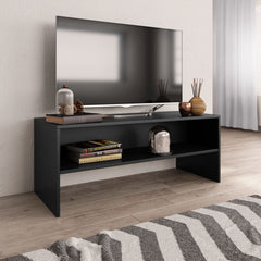 vidaXL TV Cabinet Black 80x40x40 cm Engineered Wood