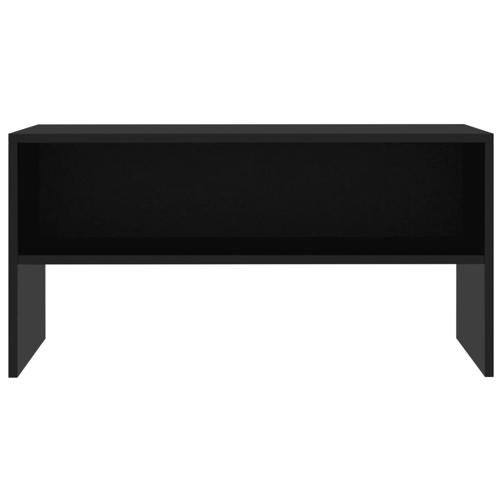 vidaXL TV Cabinet Black 80x40x40 cm Engineered Wood