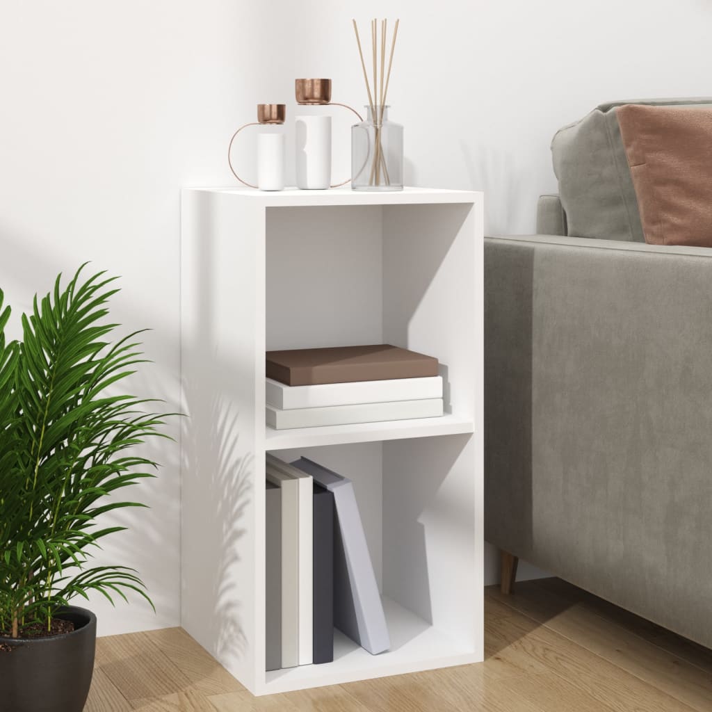vidaXL Vinyl Storage Box Black 71x34x36 cm Engineered Wood