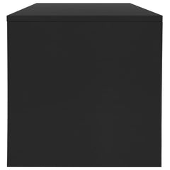 vidaXL Coffee Table Black 100x40x40 cm Engineered Wood