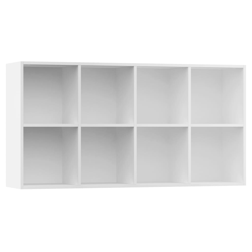 vidaXL Book Cabinet/Sideboard Black 66x30x130 cm Engineered Wood