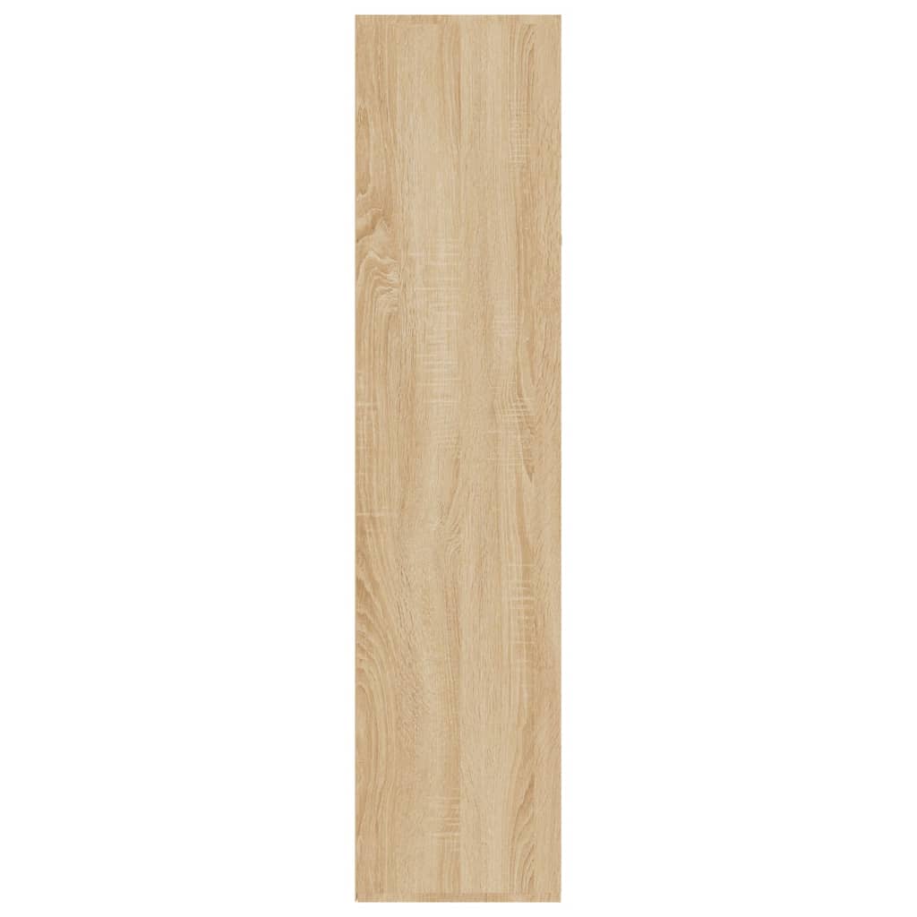 vidaXL Book Cabinet/Sideboard Black 66x30x130 cm Engineered Wood