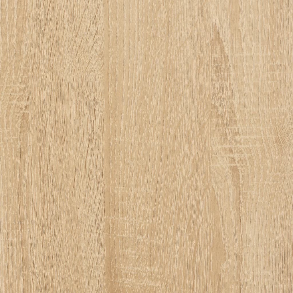 vidaXL Book Cabinet/Sideboard Black 66x30x130 cm Engineered Wood
