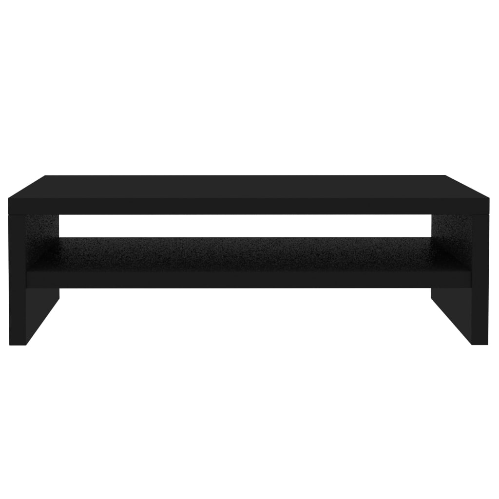 vidaXL Monitor Stand Black 42x24x13 cm Engineered Wood