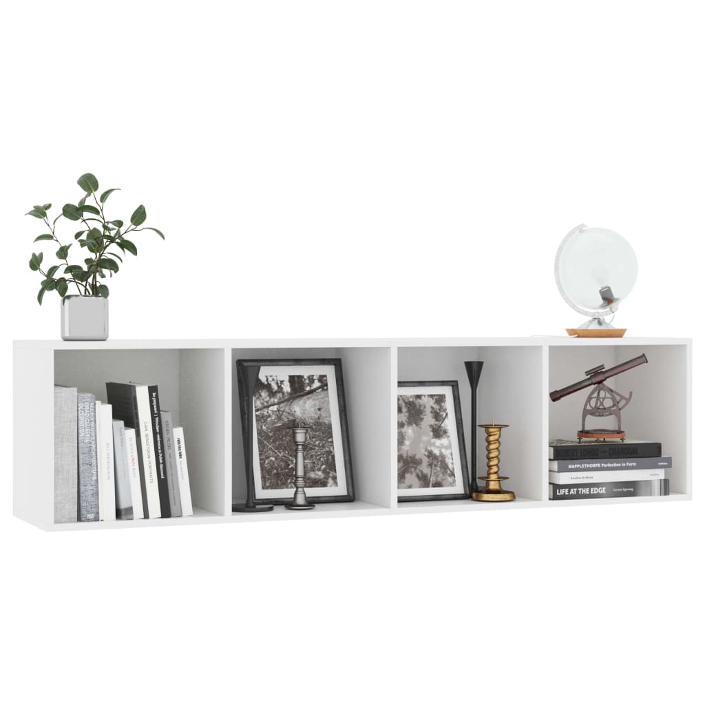 vidaXL Book Cabinet/TV Cabinet Black 143x30x36 cm