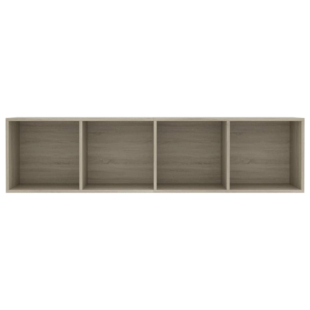 vidaXL Book Cabinet/TV Cabinet Black 143x30x36 cm