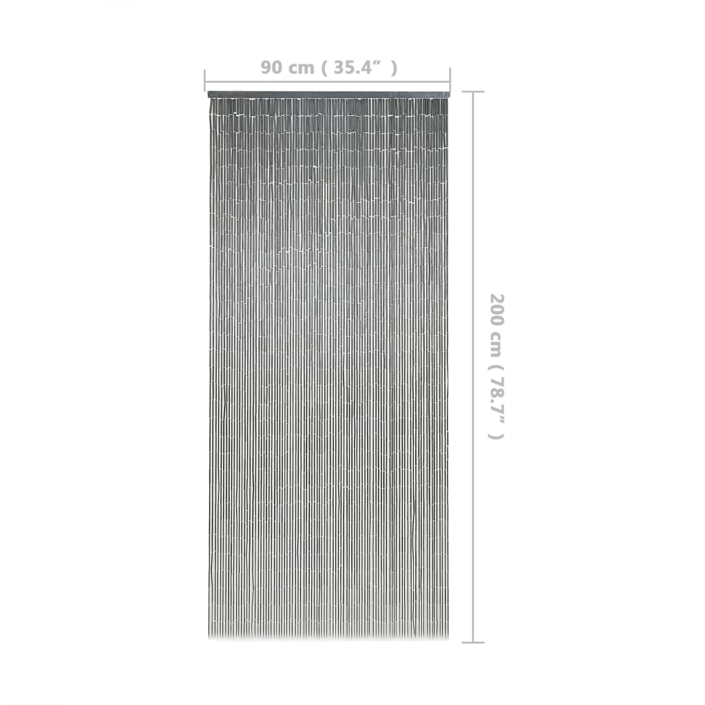 vidaXL Insect Door Curtain Bamboo 90x200 cm