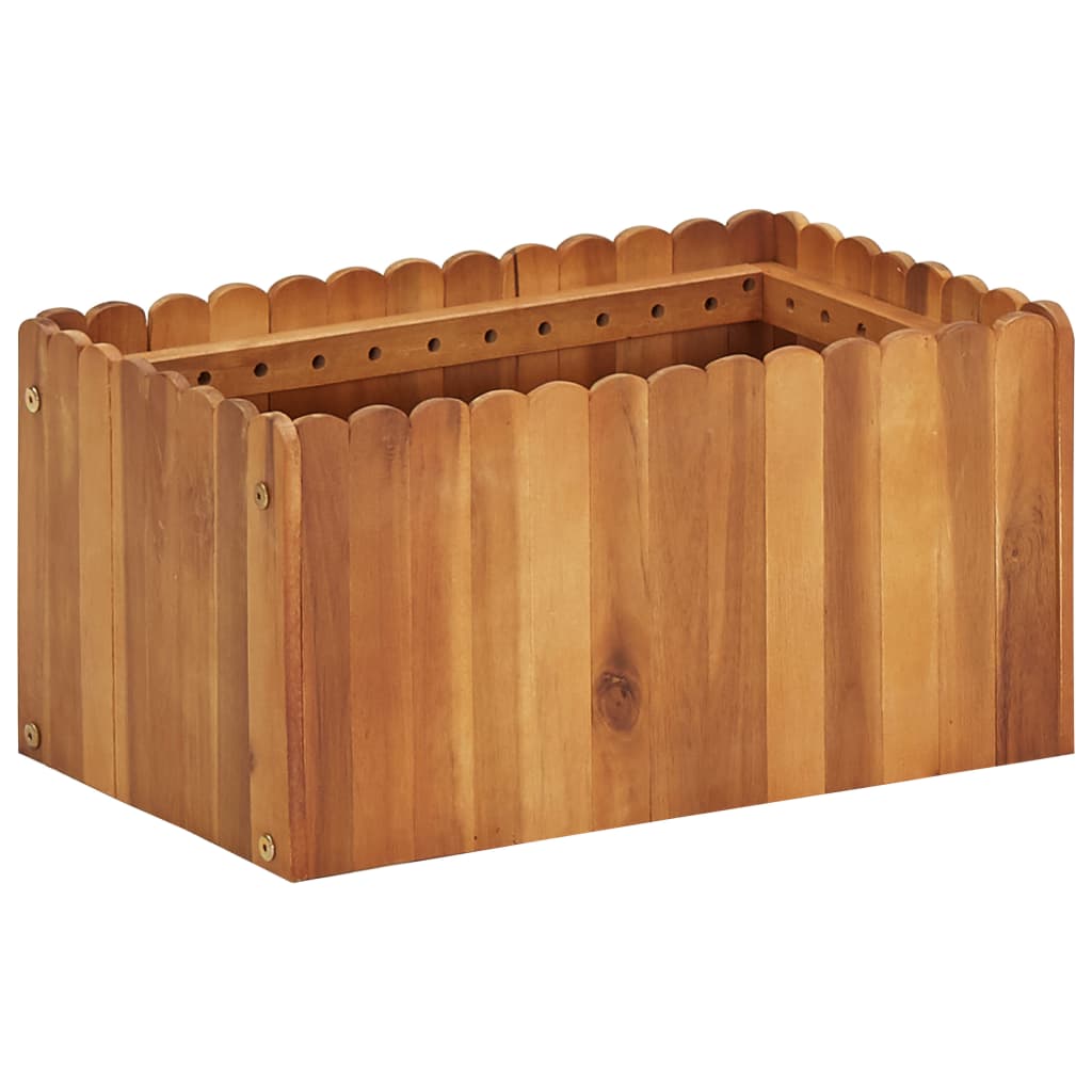 vidaXL Garden Raised Bed 150x30x25 cm Solid Acacia Wood