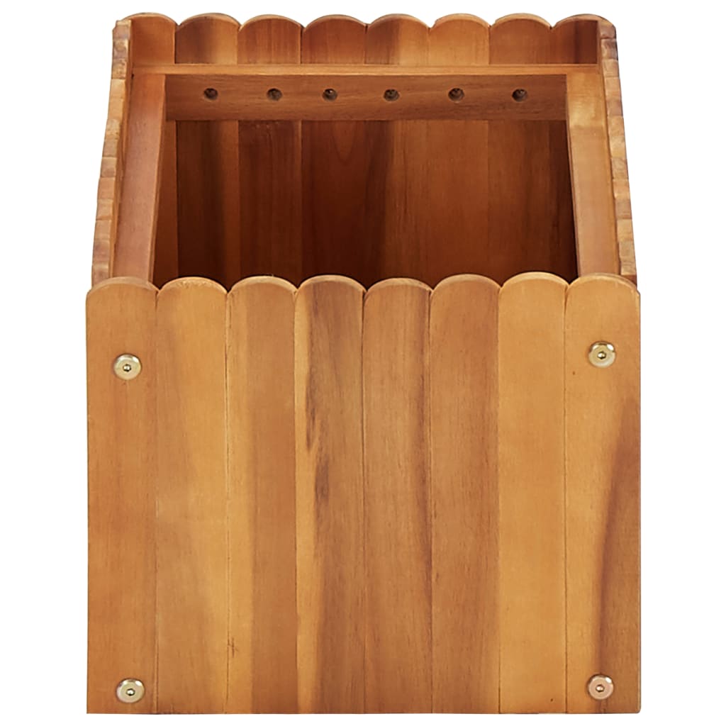 vidaXL Garden Raised Bed 150x30x25 cm Solid Acacia Wood