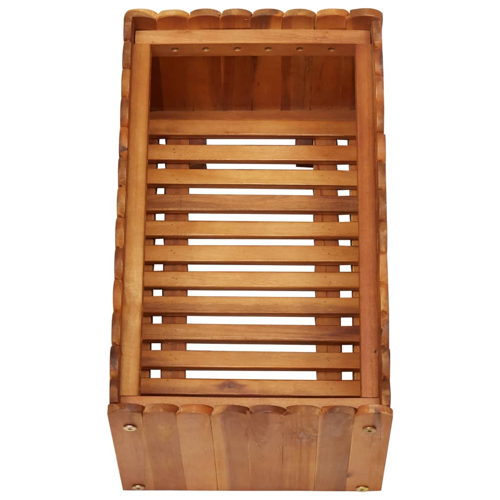 vidaXL Garden Raised Bed 150x30x25 cm Solid Acacia Wood