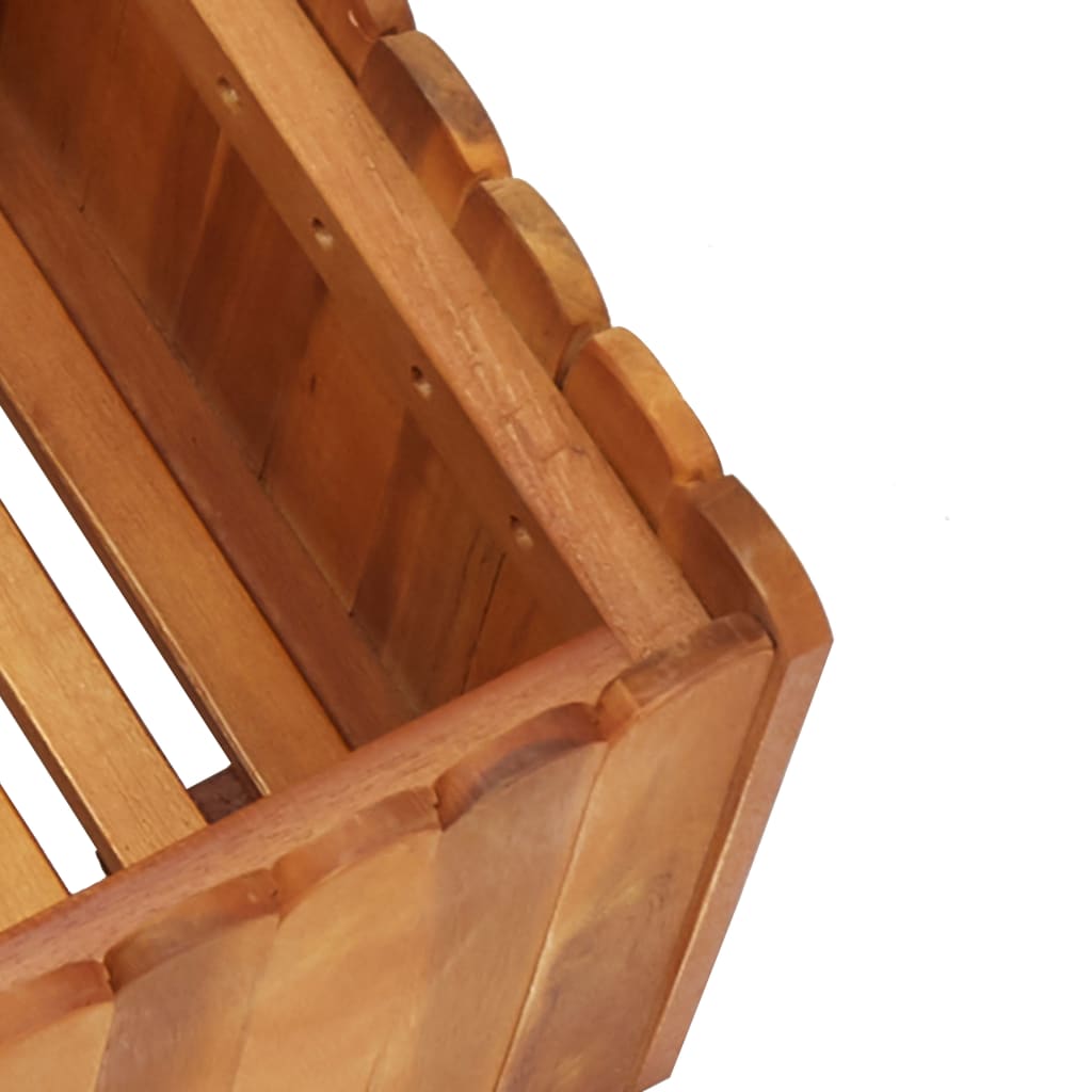 vidaXL Garden Raised Bed 150x30x25 cm Solid Acacia Wood
