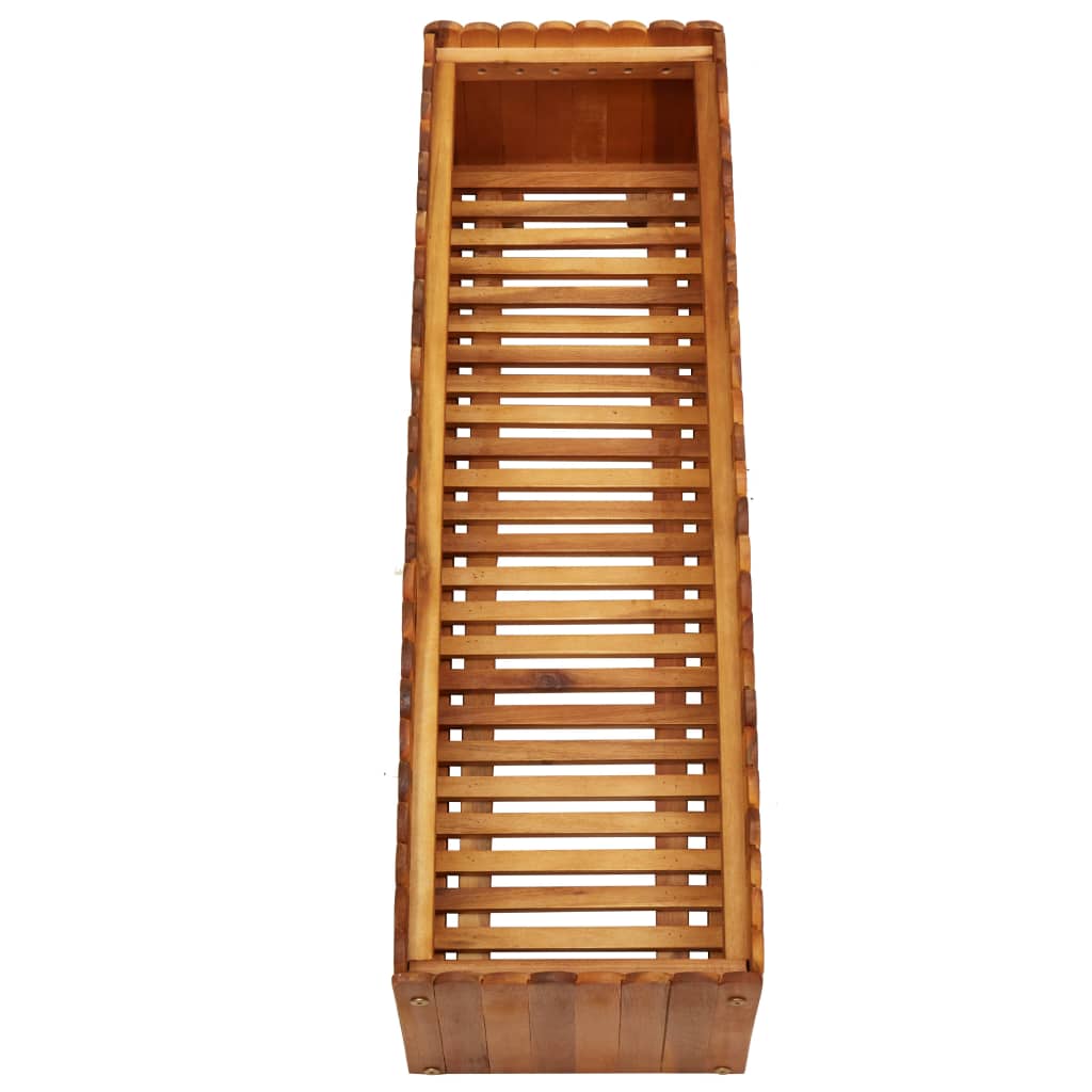 vidaXL Garden Raised Bed 150x30x25 cm Solid Acacia Wood
