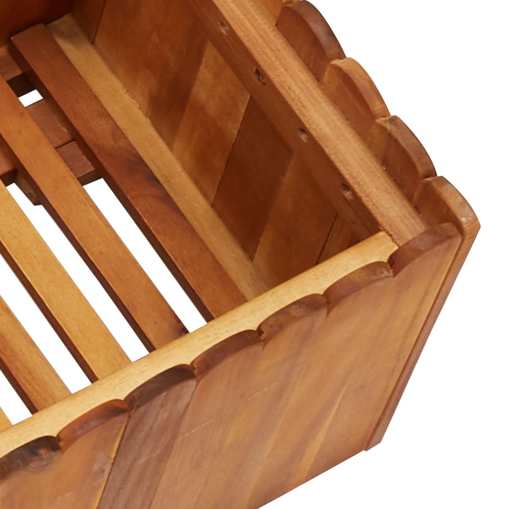 vidaXL Garden Raised Bed 150x30x25 cm Solid Acacia Wood