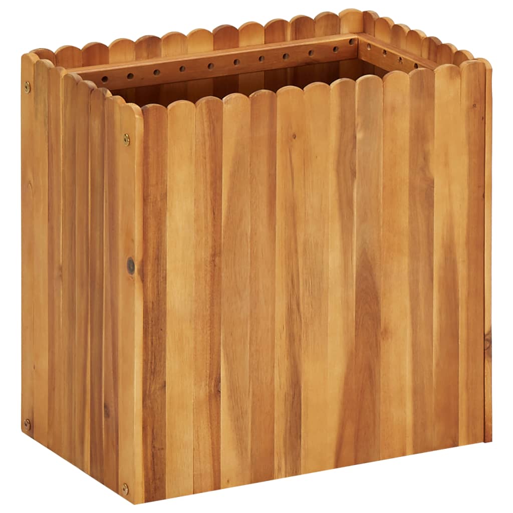 vidaXL Garden Raised Bed 150x30x25 cm Solid Acacia Wood