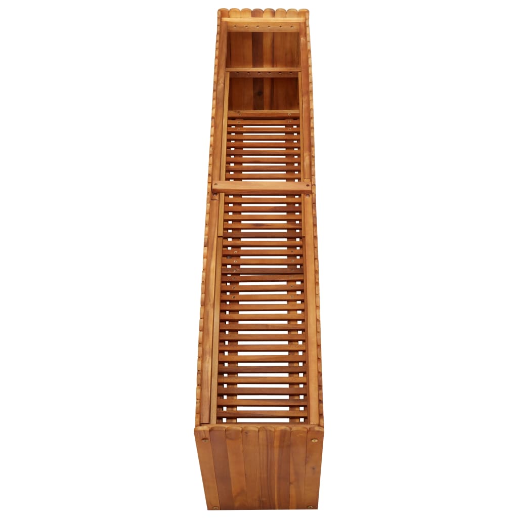 vidaXL Garden Raised Bed 150x30x25 cm Solid Acacia Wood