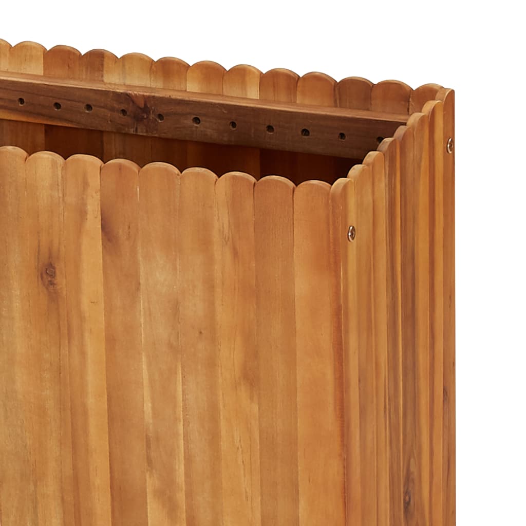 vidaXL Garden Raised Bed 150x30x25 cm Solid Acacia Wood