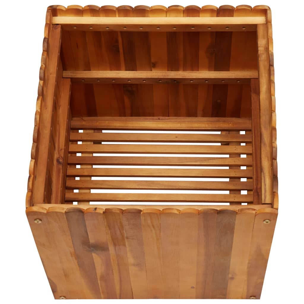 vidaXL Garden Raised Bed 150x30x25 cm Solid Acacia Wood