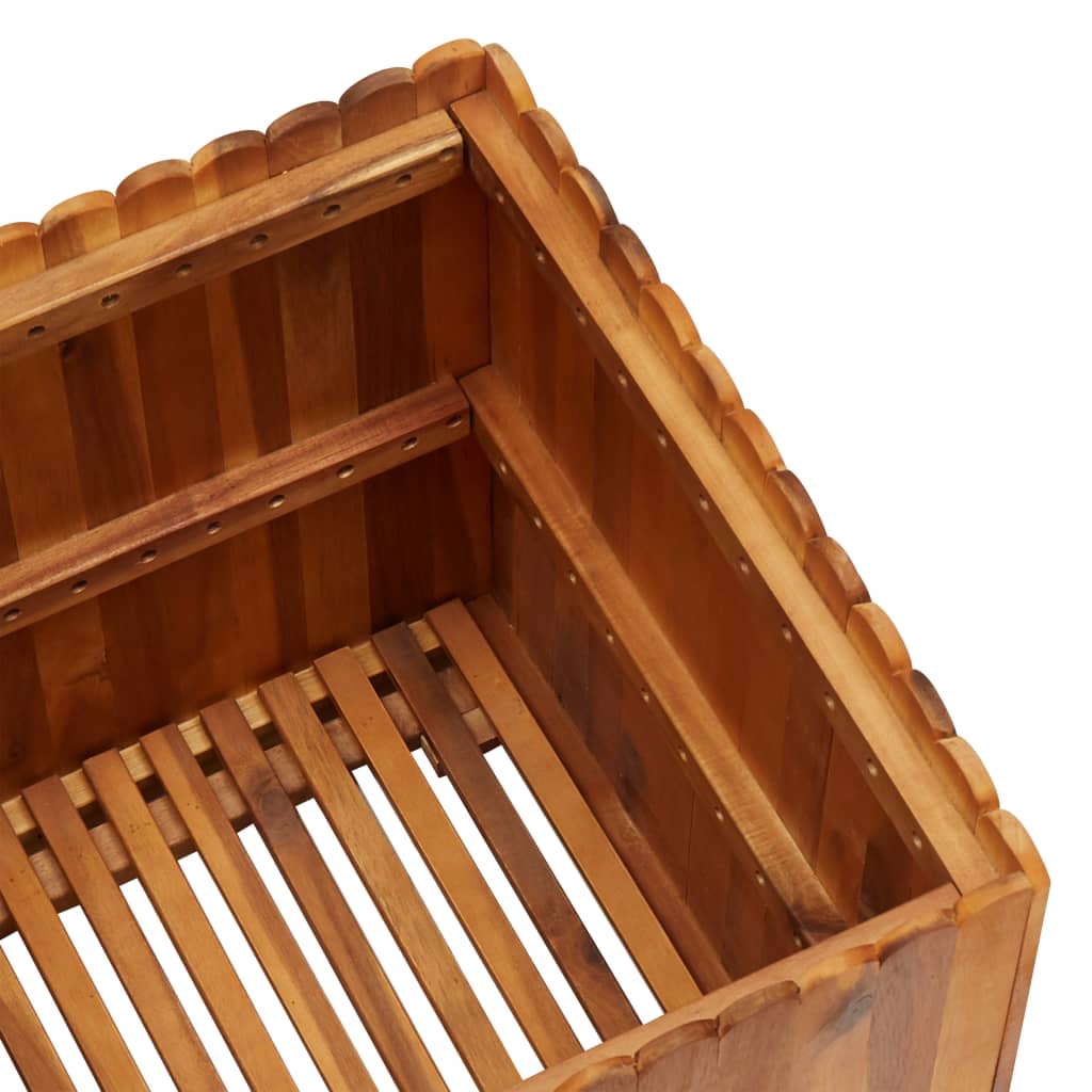 vidaXL Garden Raised Bed 150x30x25 cm Solid Acacia Wood