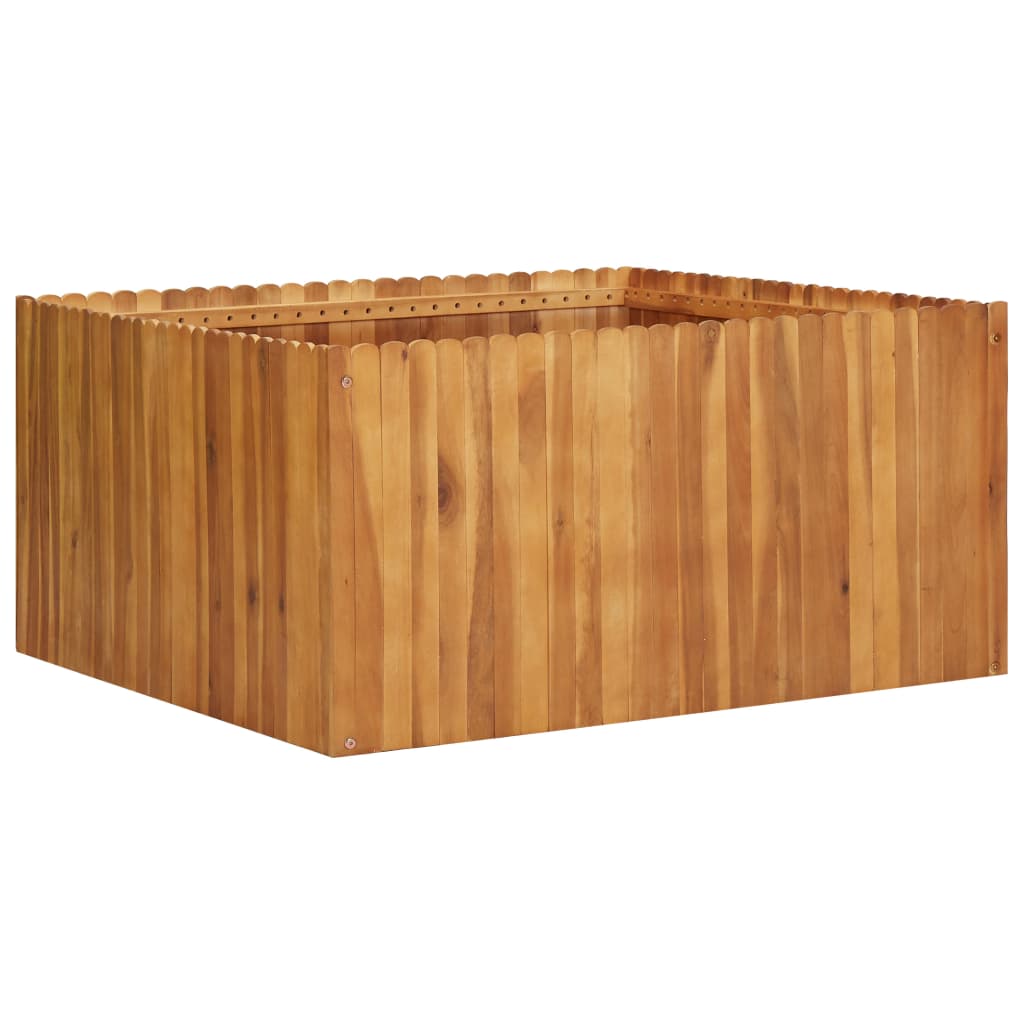 vidaXL Garden Raised Bed 150x30x25 cm Solid Acacia Wood