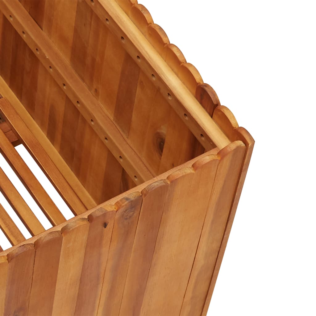 vidaXL Garden Raised Bed 150x30x25 cm Solid Acacia Wood