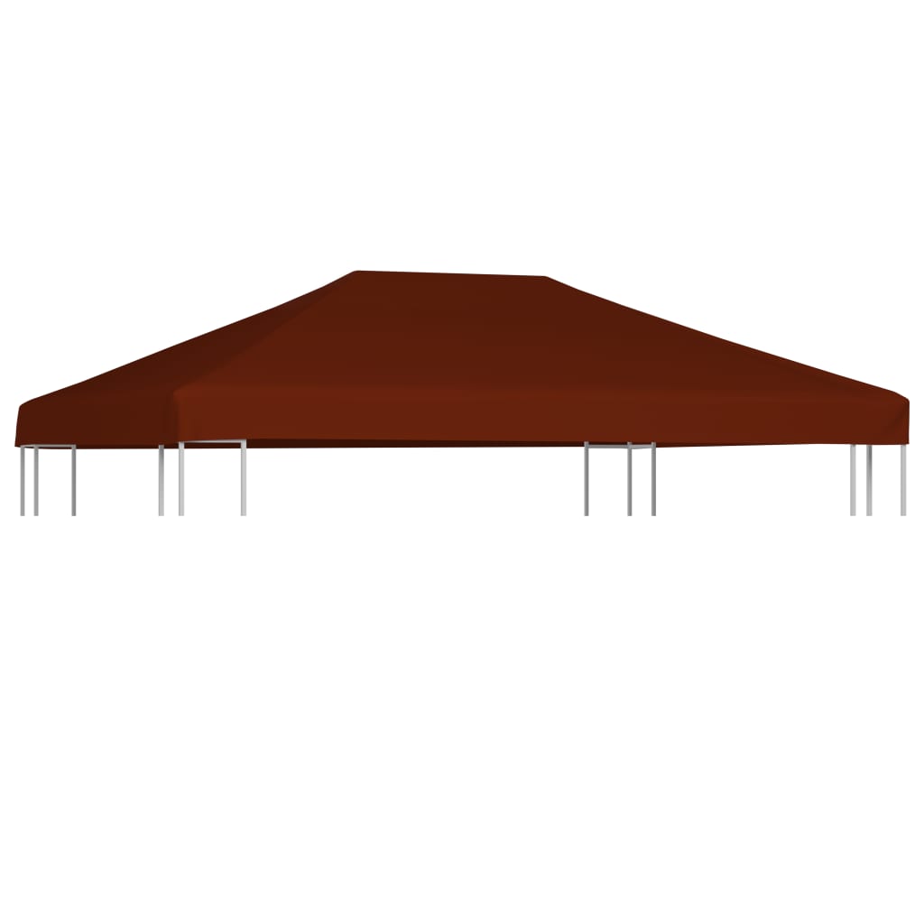 vidaXL Gazebo Top Cover 310 g/m² 3x4 m Terracota