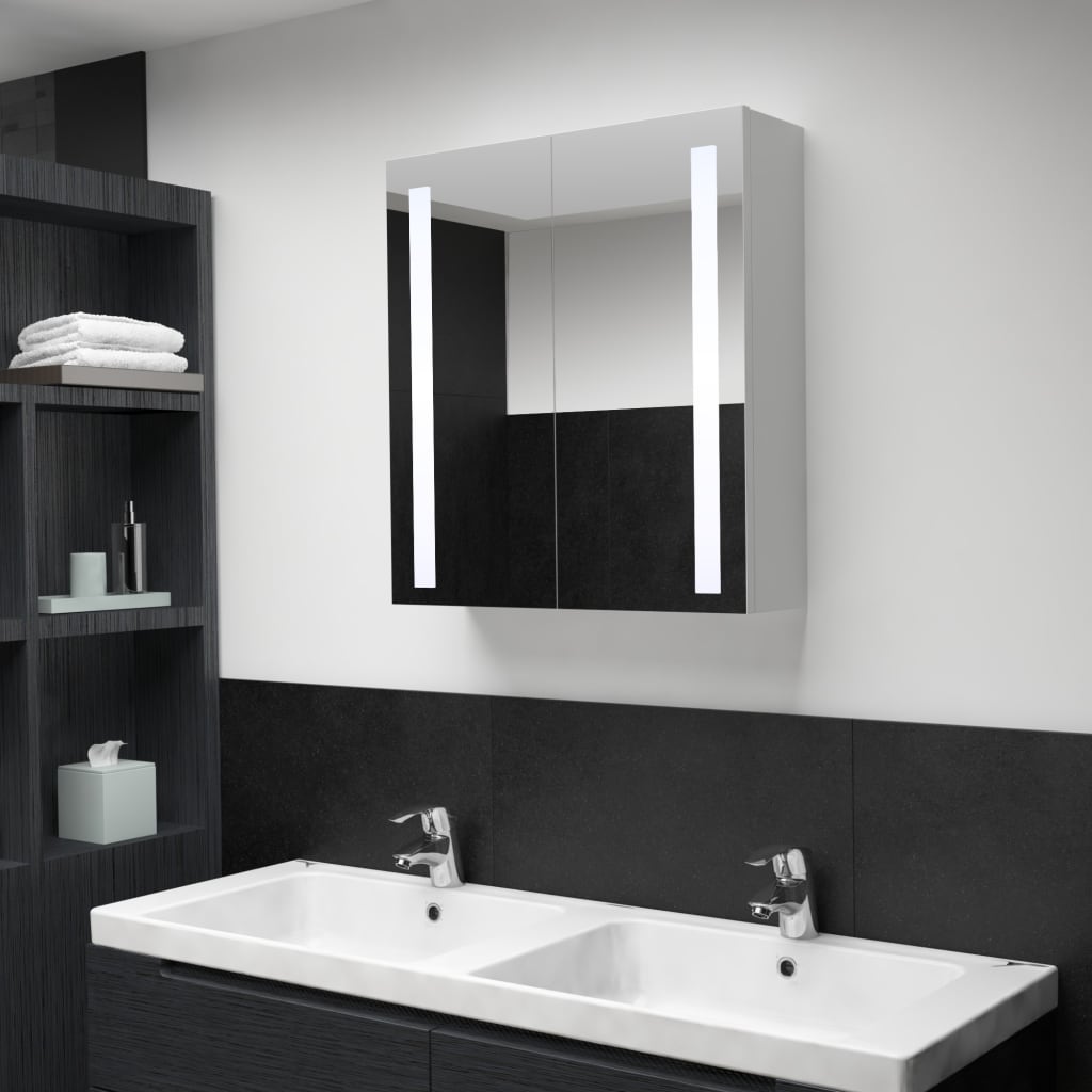 LED Bathroom Mirror Cabinet Shining  62x14x60 cm