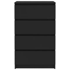 vidaXL Sideboard Black 60x35x98.5 cm Engineered Wood