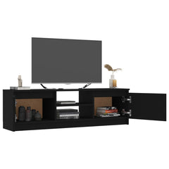 vidaXL TV Cabinet Black 120x30x35.5 cm Engineered Wood
