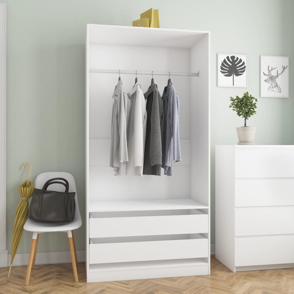 Wardrobe  100x50x200 cm Engineered Wood