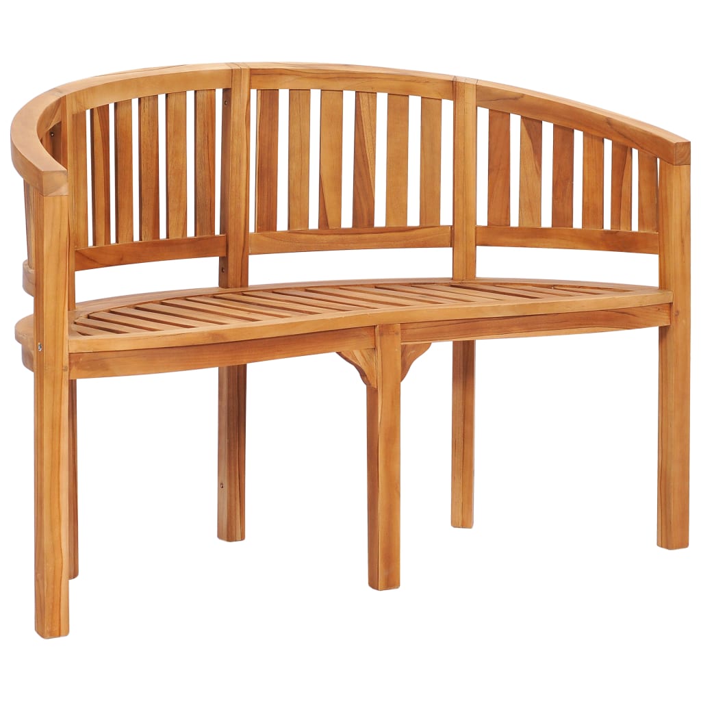 Banana Bench  Solid Teak Wood