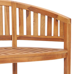 Banana Bench  Solid Teak Wood