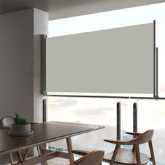 vidaXL Patio Retractable Side Awning 80x300 cm Cream