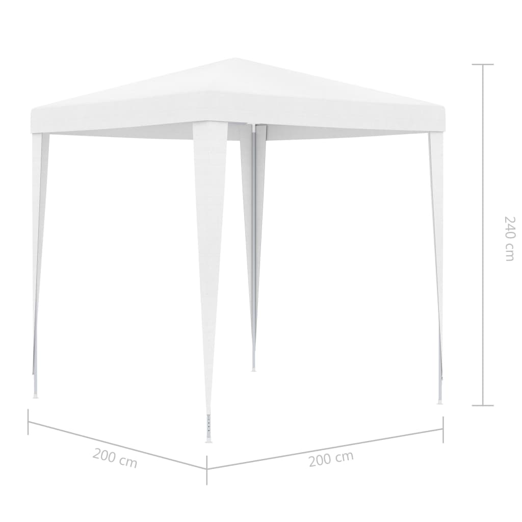 vidaXL Party Tent 2.5x2.5 m White