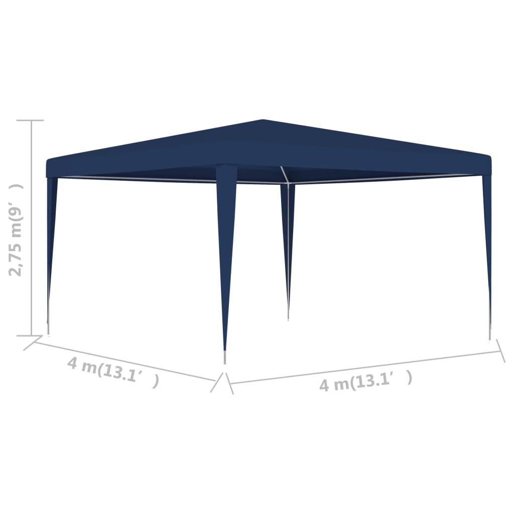 vidaXL Party Tent 2.5x2.5 m Blue