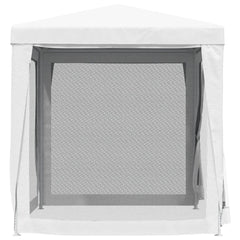 Party Tent with 4 Mesh Sidewalls 2x2 m