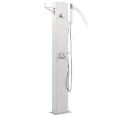 vidaXL Garden Shower Faucet 110 cm Stainless Steel