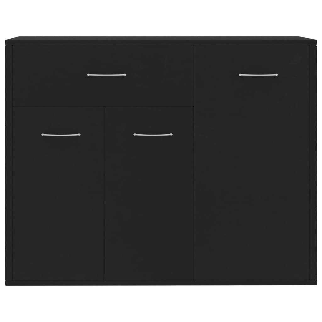 vidaXL Sideboard Black 88x30x70 cm Engineered Wood