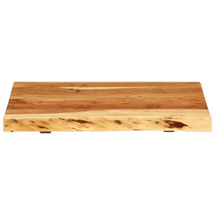 vidaXL Bathroom Vanity Top Solid Acacia Wood 58x52x3.8 cm