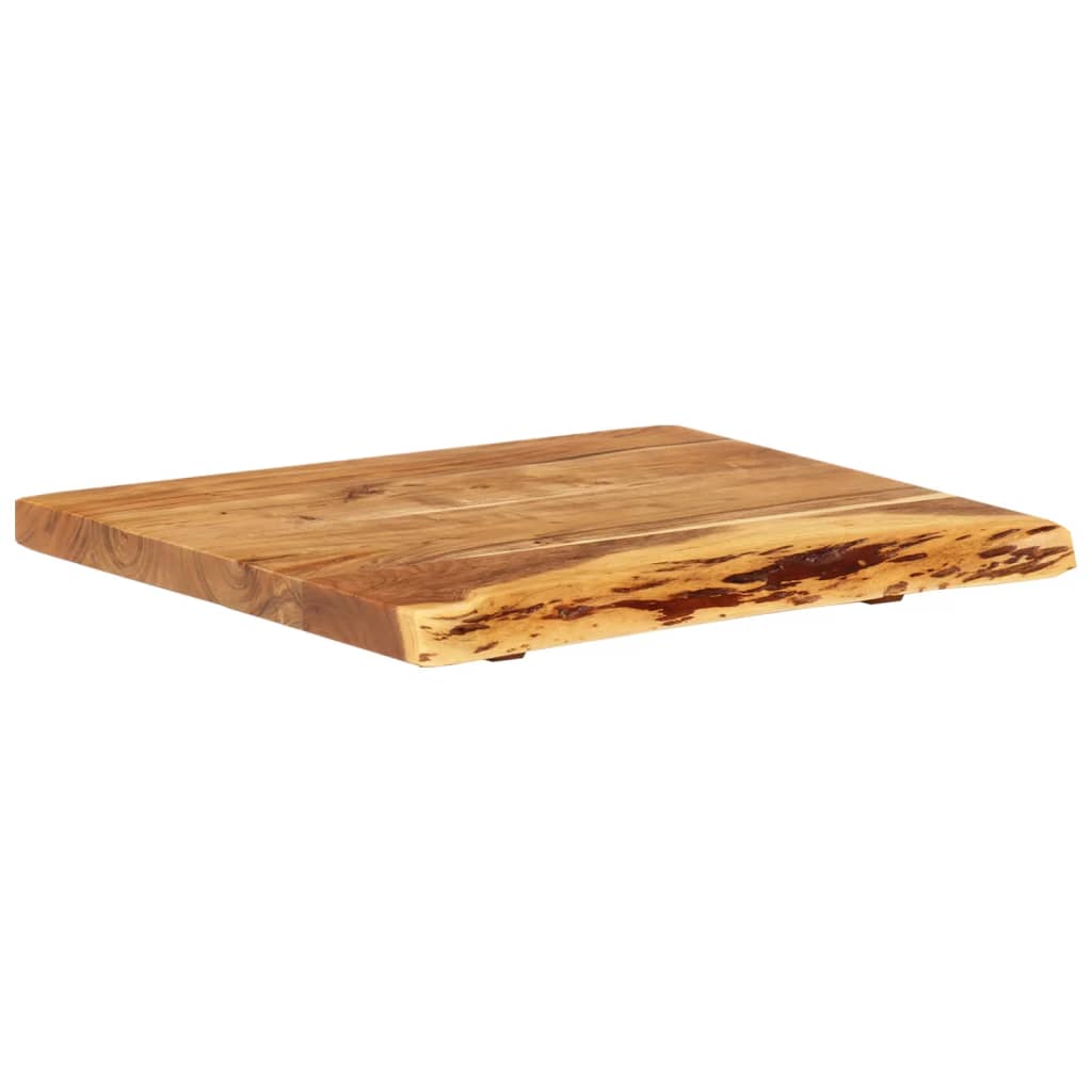 vidaXL Bathroom Vanity Top Solid Acacia Wood 58x52x3.8 cm