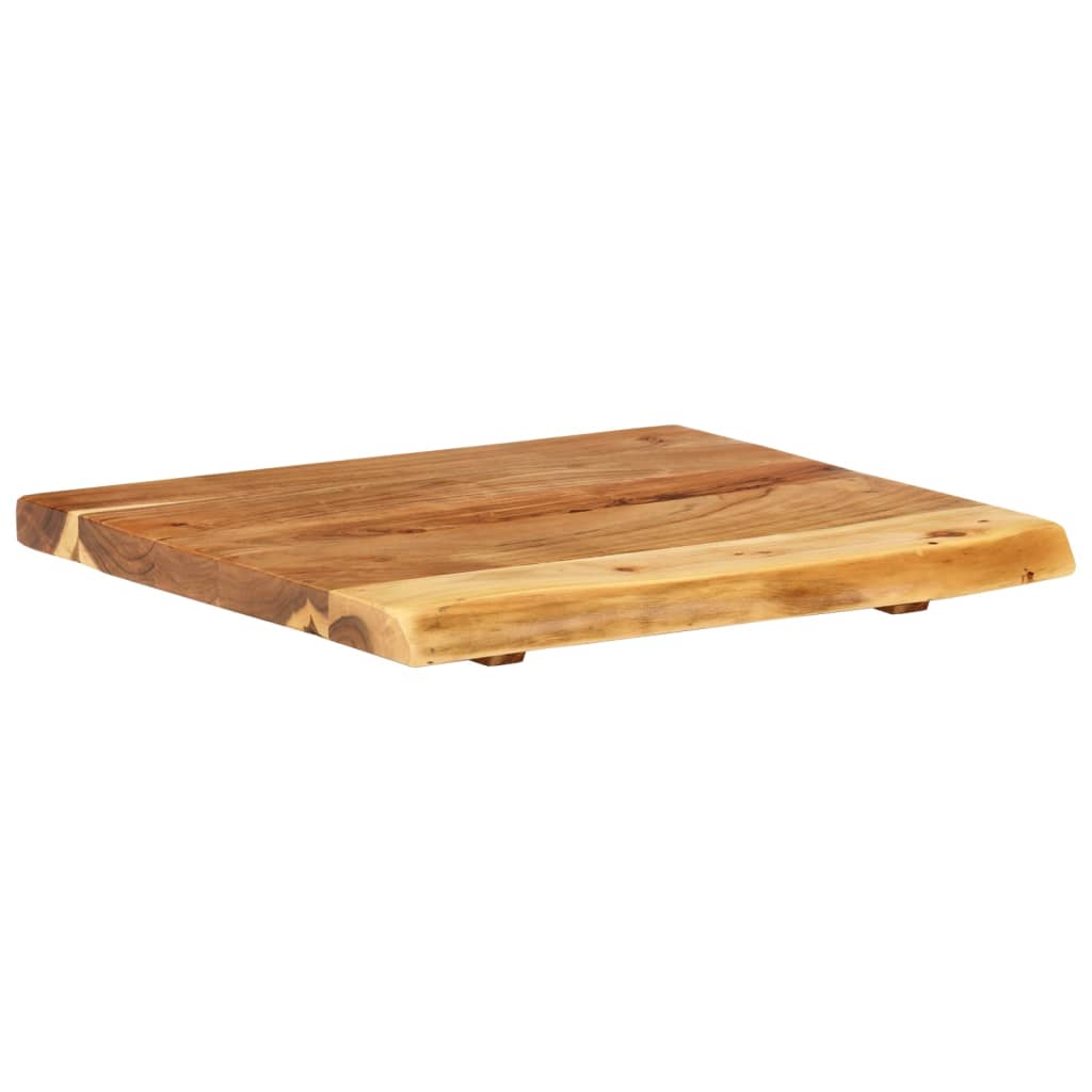 vidaXL Bathroom Vanity Top Solid Acacia Wood 58x52x3.8 cm