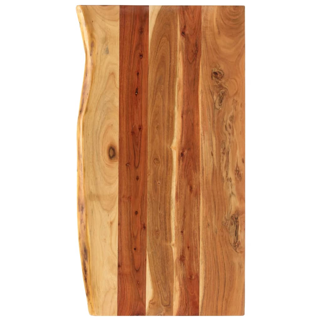 vidaXL Bathroom Vanity Top Solid Acacia Wood 58x52x3.8 cm