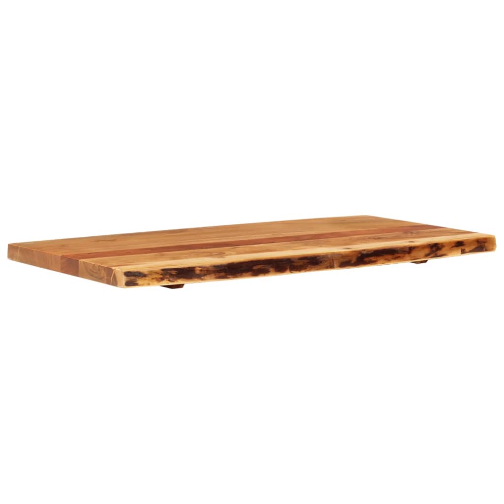 vidaXL Bathroom Vanity Top Solid Acacia Wood 58x52x3.8 cm